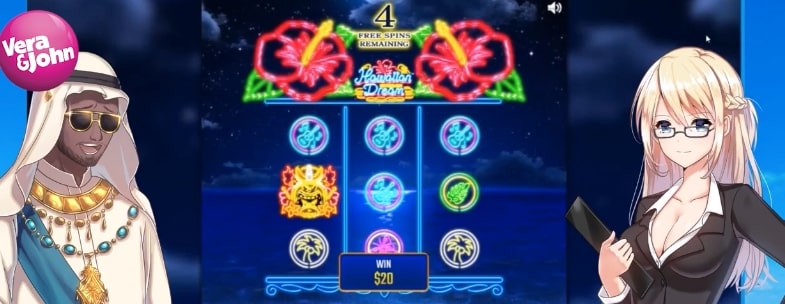 ベラジョンカジノのハワイアンドリーム