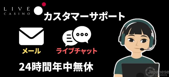ライブカジノアイオー カスタマーサポート